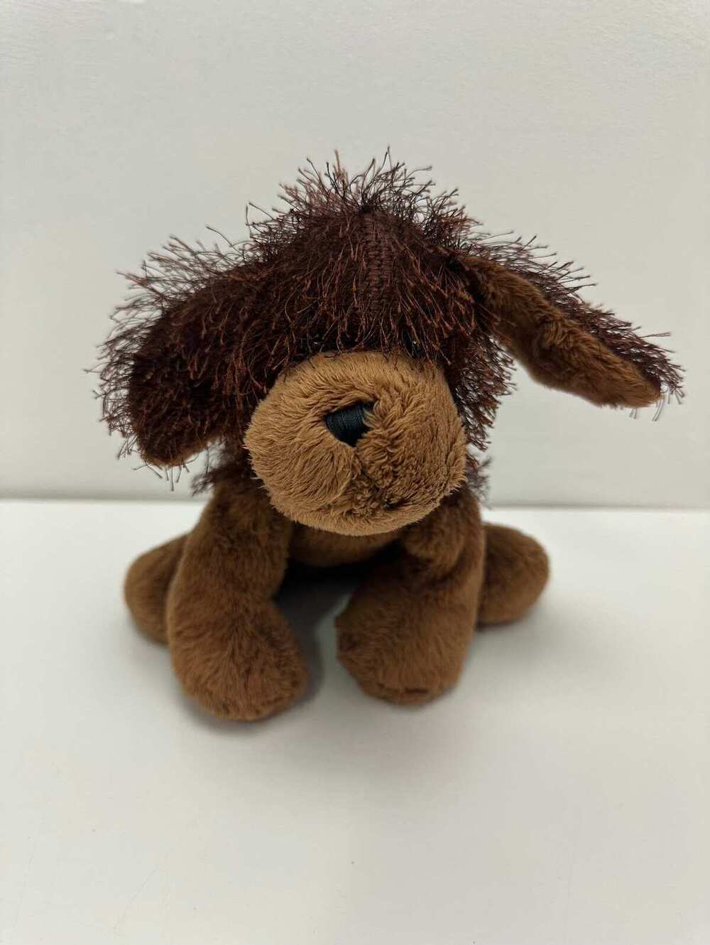 Vintage Ganz Webkinz Brown Dog with No Code (8 inch)